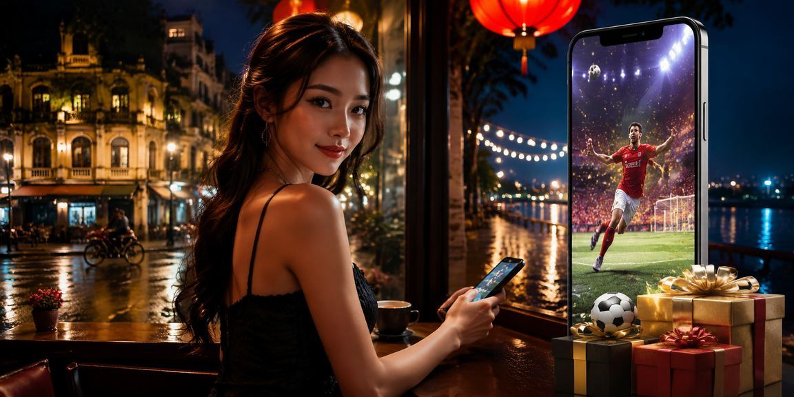 Người hâm mộ bóng đá Hà Nội thưởng thức cà phê và theo dõi kèo cá cược trực tuyến